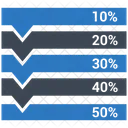 Diagramme à bandes  Icône