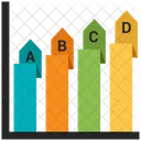 Diagramme à bandes  Icône