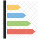 Diagramme à bandes  Icône