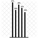 Diagramme à bandes  Icône