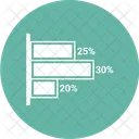 Diagramme à bandes  Icône