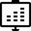 Diagramme à bandes  Icône