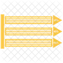 Diagramme à bandes  Icône