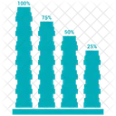 Diagramme à bandes  Icône