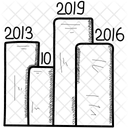 Diagramme à bandes  Icône