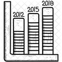 Diagramme à bandes  Icône