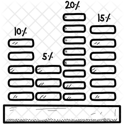 Diagramme à bandes  Icône