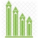 Diagramme à bandes  Icône