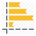 Diagramme à bandes  Icône