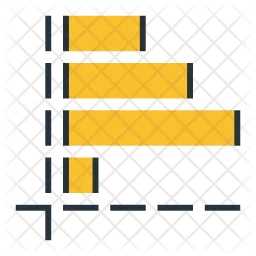 Diagramme à bandes  Icône