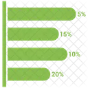 Diagramme à bandes  Icône