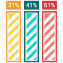 Graphique à barres  Icône