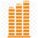 Diagramme à bandes  Icône