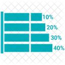 Diagramme à bandes  Icône