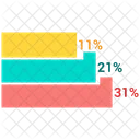 Diagramme à bandes  Icône