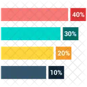 Diagramme à bandes  Icône