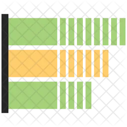 Diagramme à bandes  Icône