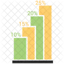 Diagramme à bandes  Icône