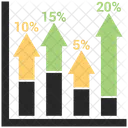 Diagramme à bandes  Icône