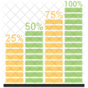 Diagramme à bandes  Icône