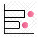 Graphique à barres circulaires  Icône