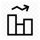 Graphique à barres instable  Icône