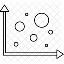 Graphique à bulles  Icône