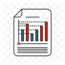 Rapport Graphique Donnees Demographiques Icône