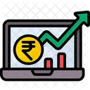 Croissance Des Stocks Icon