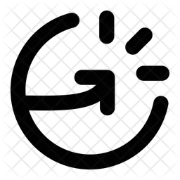 Cercle de répartition du graphique  Icône