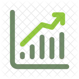 Graphique Graphique vers le haut  Icône