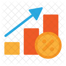 Graphique de croissance  Icône
