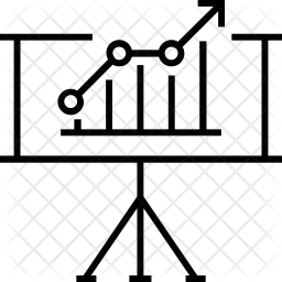 Graphique de croissance  Icône