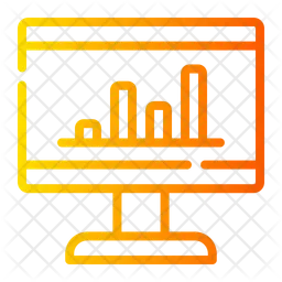 Graphique de croissance  Icône