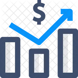 Graphique de croissance  Icône