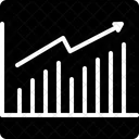 Graphique de croissance  Icône