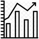 Graphique Daffaires Diagramme A Barres Analyses Icon