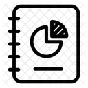 Diagramme Circulaire Du Livre Icône