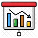 Tableau de diminution  Icône