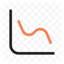 Diminuer Le Graphique Graphique Analyse Icon
