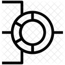 Donut Diagramme Evaluation Icône