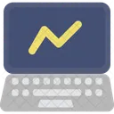 En Ligne Graphique Ligne Icône