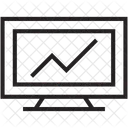 En Ligne Graphique Ligne Icône