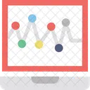 En Ligne Graphique Ligne Icône