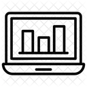 Graphique En Ligne Graphique A Barres Graphique A Barres Icône