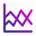 Graphique Lineaire Statistiques Graphique Icône