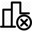 Mauvais Graphique Graphique Donnees Icône