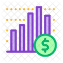 Financier Graphique Tableau Icône