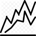 Ligne Graphique Graphique Icône