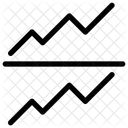 Ligne Graphique Graphique Icône